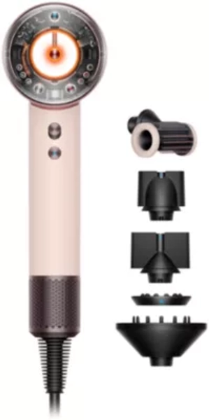 Sèche cheveux DYSON Supersonic Nural cheveux raides à ondulés rose céramique | Boulanger