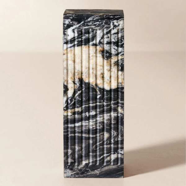 Albi Black Marble Side Table