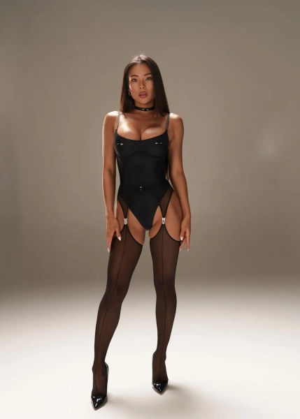 Stockings Aroma Black Silver