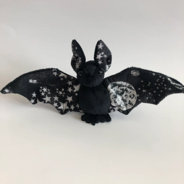 Moon Bat Black Plushie