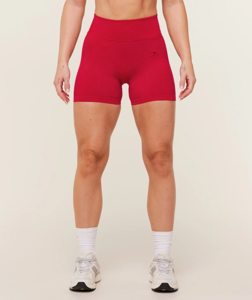 Gymshark Lift Seamless Shorts - Carmine Red
