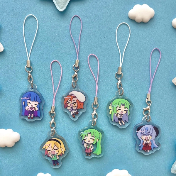 Higurashi no naku koro ni Rika Phone Charm Keychain