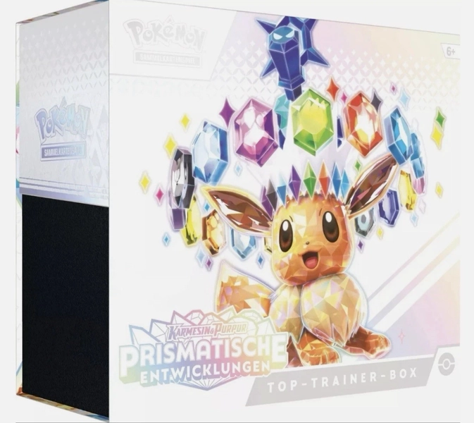 Prismatische Entwicklungen | Pokemon KP8.5 | Top Trainer Box DE 
