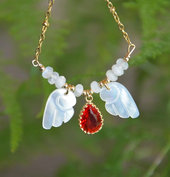 Chimera Falin Touden inspired wing necklace dungeon meshi inspired