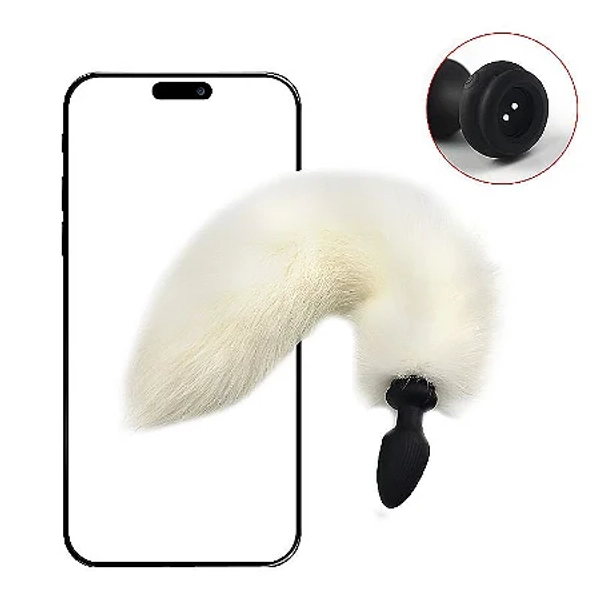 white fox anal plug