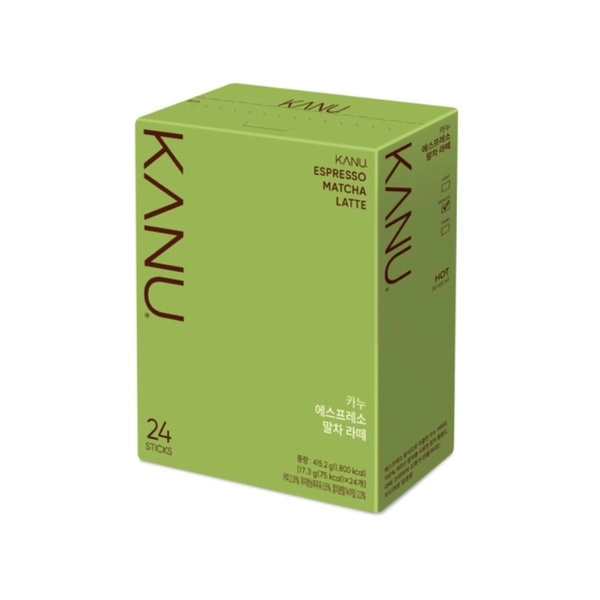 KANU Espresso Matcha Latte Coffee Mix 17g X 24 Sticks (Total 415.2g) (3 Options)