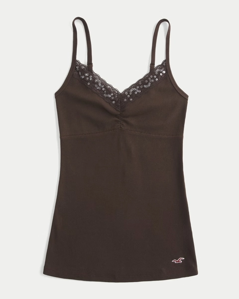 Holiday Vault Release Lace Trim Layering Cami