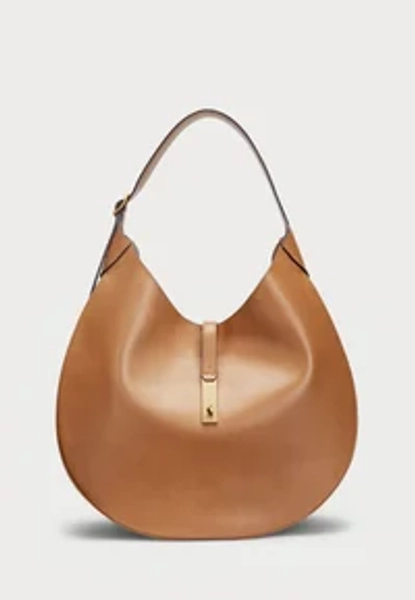 POLO ID LARGE CALFSKIN SHOULDER BAG - Sac à main - light brown