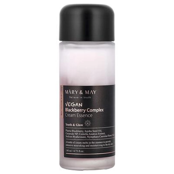 Mary & May, Blackberry Complex Cream Essence, 4.73 fl oz (140 ml)