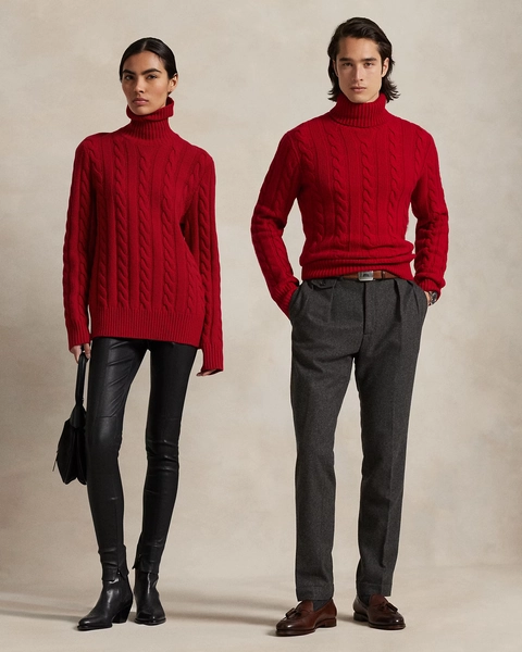 Cable-Knit Wool-Cashmere Sweater | Ralph Lauren