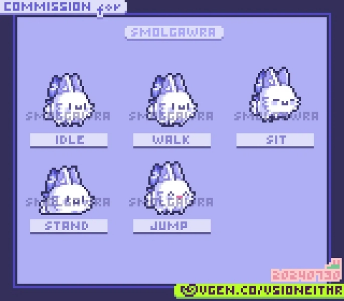 Pixel Avatar (Non-Human) for Stream Avatar by Vsio NeithR (@vsioneithr)