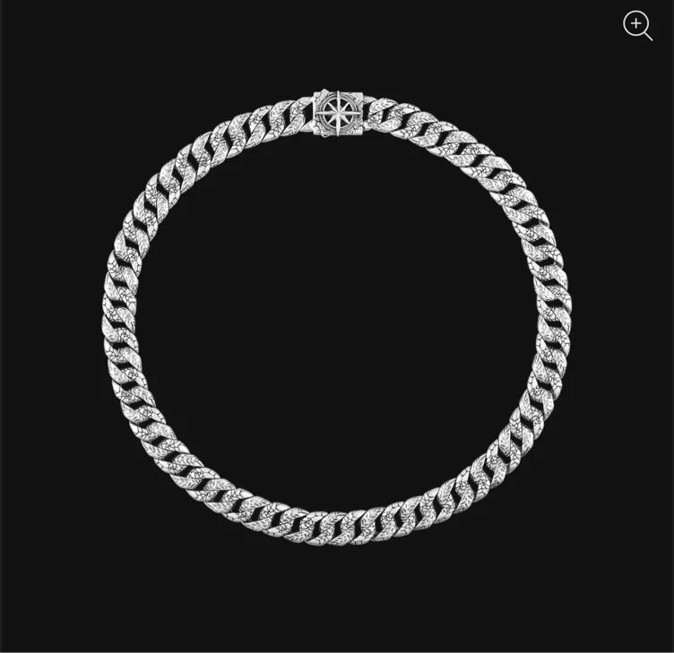 Capsize sterling silver necklace