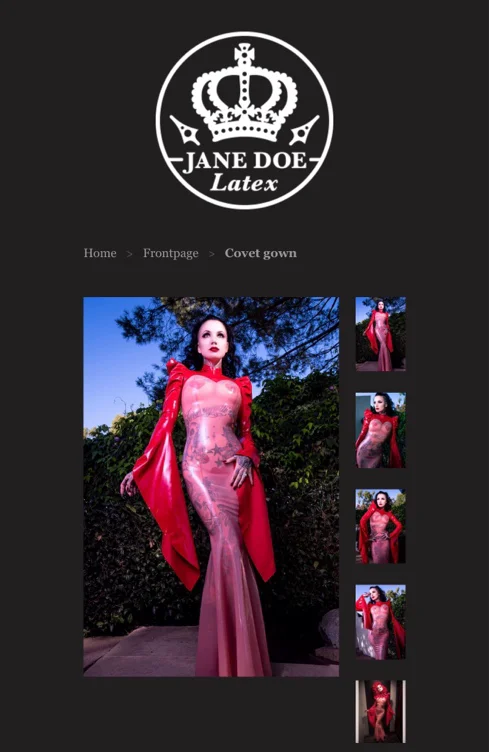 Latex Covet gown