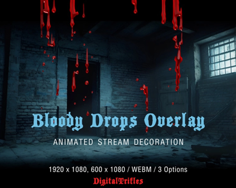 Bloody Drops Overlay