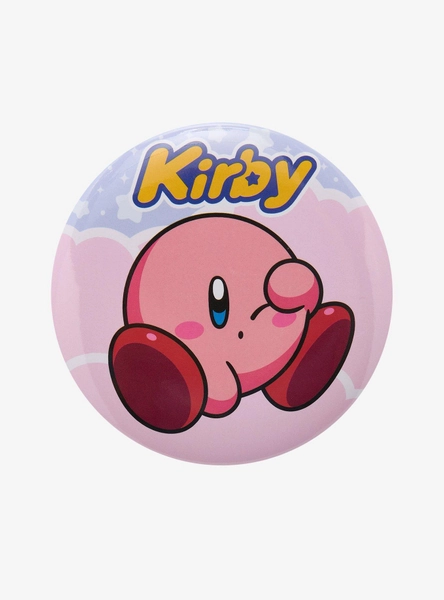 Kirby Star Cloud 3 Inch Button