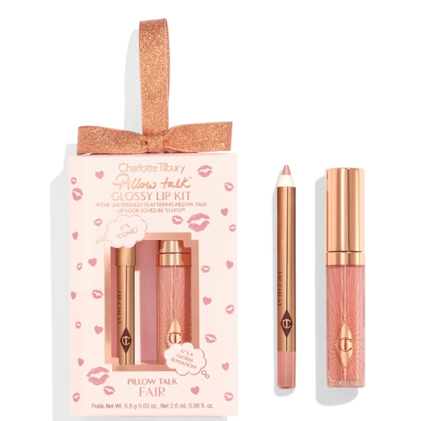 Charlotte Tilbury Pillow Talk Medium Glossy Lips Duo