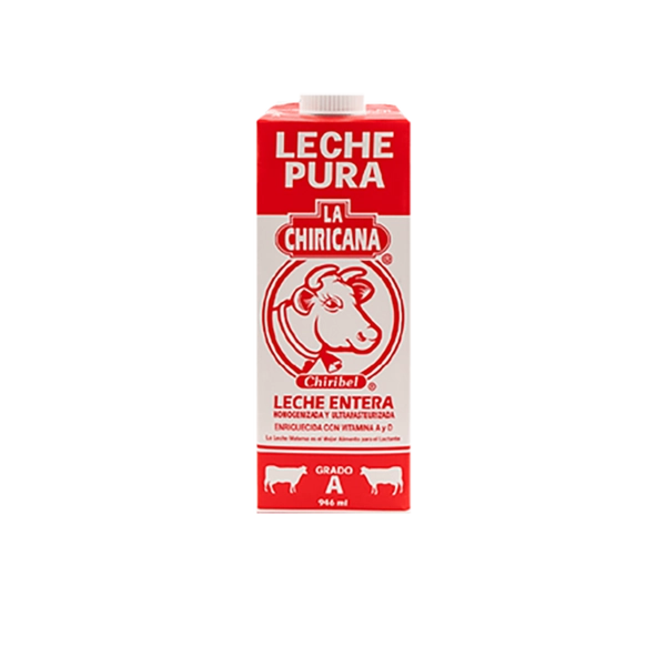 La Chiricana Leche Entera UHT 946ml