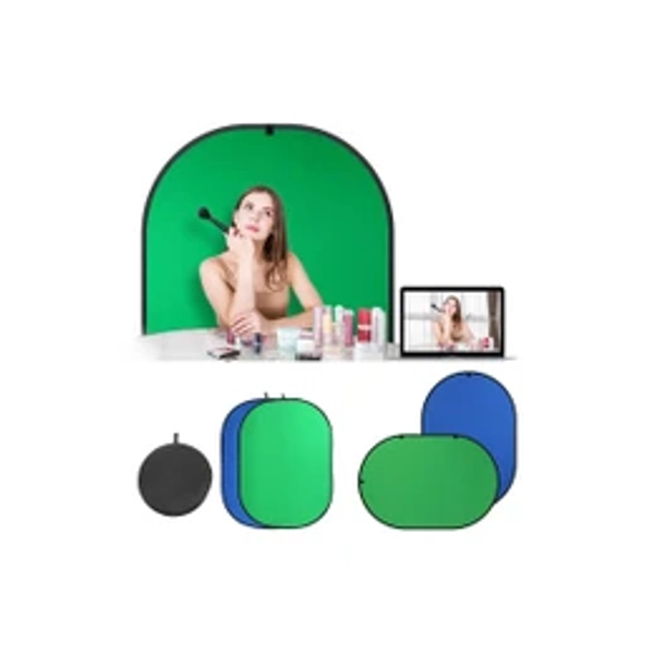 Collapsible Pop-Up Chroma Key Background Board