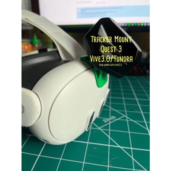 Meta Quest 3 Tracker Mount (Vive 3.0/2.0 & Tundra) , Full Body Tracking, FBT, VR, Virtual Reality, Quest 3, Quest Pro, VRChat, VRC, htc