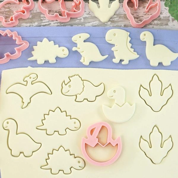 8pcs Dinosaur Cookie Cutters