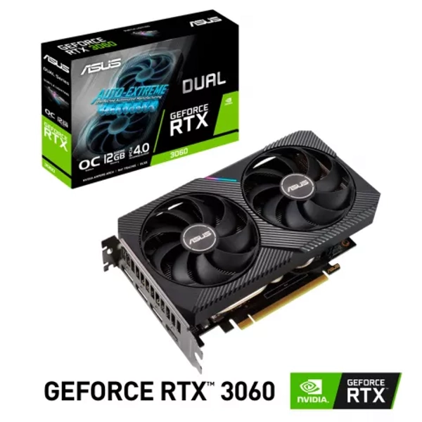 "Asus Dual GeForce RTX 3060 V2 OC 12GB GDDR6"