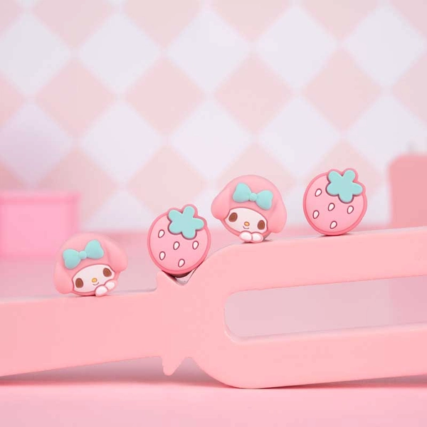 Sanrio Official Licensed Switch Thumb Grip Caps Cinnamoroll Kuromi My Melody Pochacco - My Melody