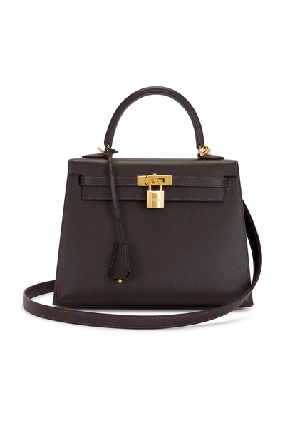 Hermes Madame Kelly 25 Handbag in Brown