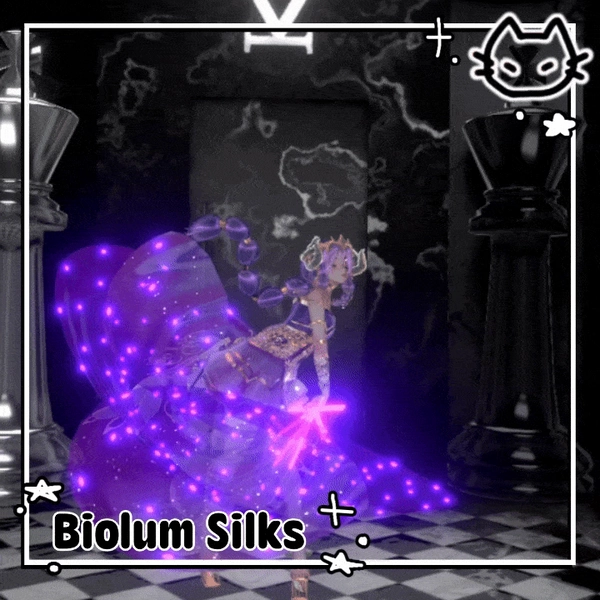 ✦🔮 Biolumescent Silks 🔮✦ Fan-ribbons ✦ Vrchat Asset