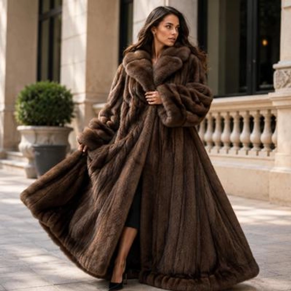 Luxurious Fur Coat - Special Offer %