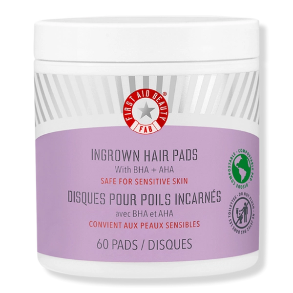 Ingrown Hair Pads with BHA & AHA - 60 ct