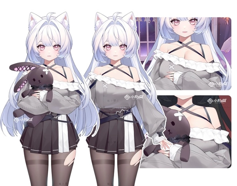 【Vts】【VTuber向け】【黑兔子】Vtuberライブダイナミックな新着/バーチャルキャスターVTSダイナミックペンダント