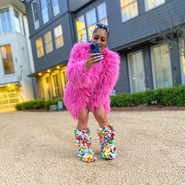 2023 Teddy Boots covered In Stuffed Animals Fluf Winter Snow Boots Women Fluffy  Middle Calf Platform Flat With Cute White Boots - AliExpress 