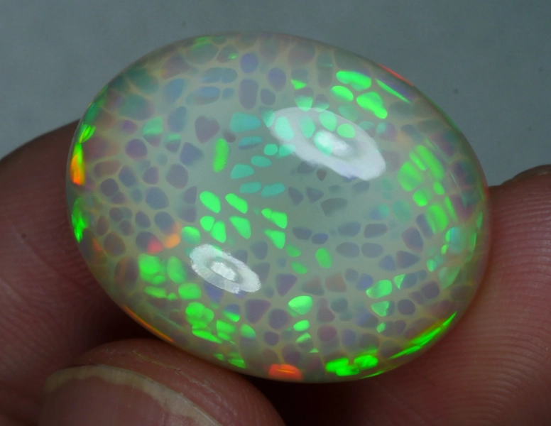 26.00 CRT PERFECT DRAGON SKIN PATTERN BEAUTY PLAY COLOR WELO OPAL-