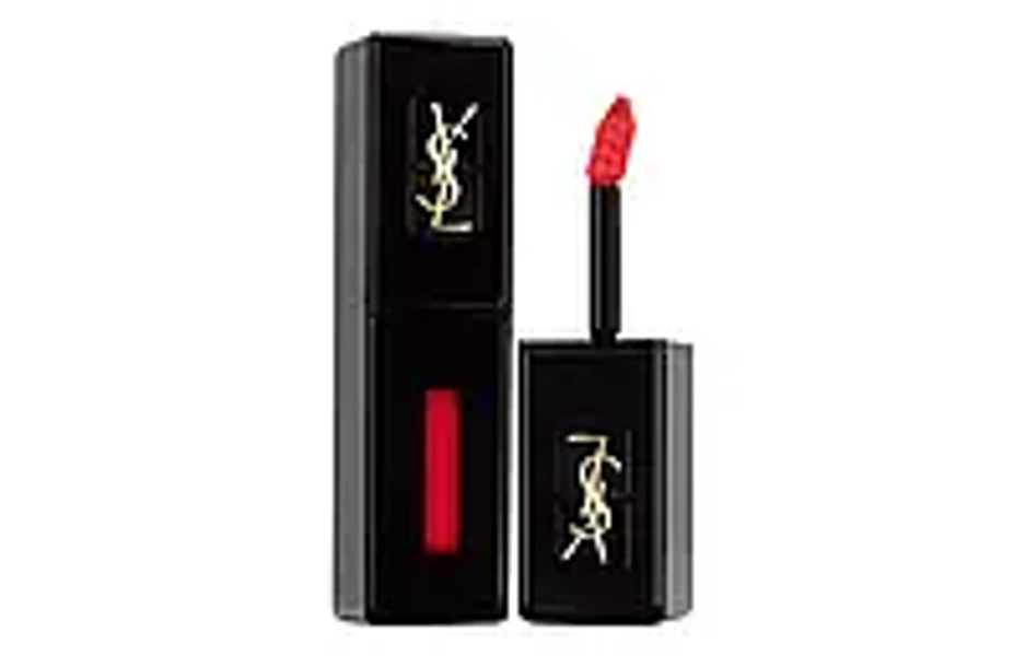 Рідка помада Для Губ Yves Saint Laurent Vernis A Levres Vinyl Cream 411 Rythm Red 5.5 мл Яскравий Червоний