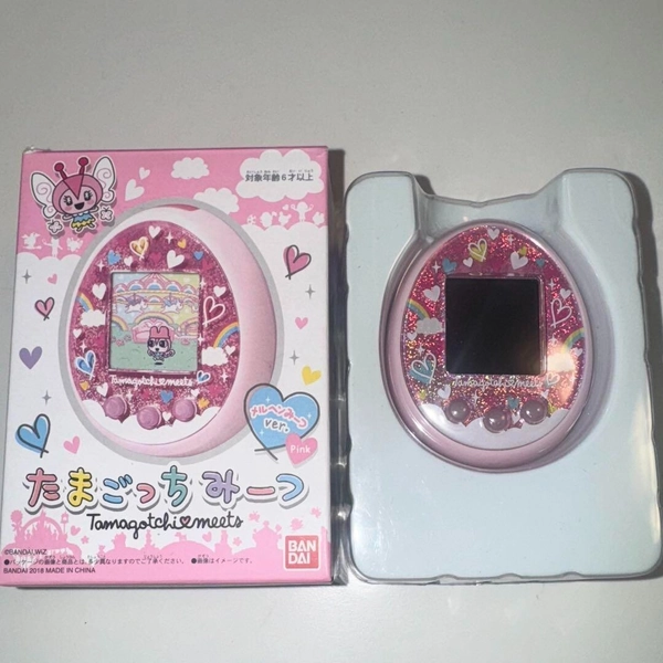 Tamagotchi On Magic Pink Bandai Japan 2018 Virtual Pet Toy / Good condition