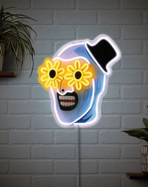 Art the Clown Neon LED Light-Up Sign - Terrifier - Spirithalloween.com