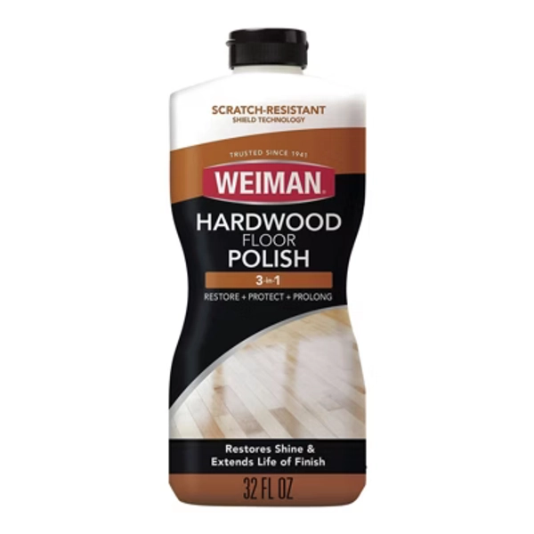 Weiman Hardwood Polish and Restorer - 32 fl oz: Citrus Scent, Liquid Form, Plastic Bottle