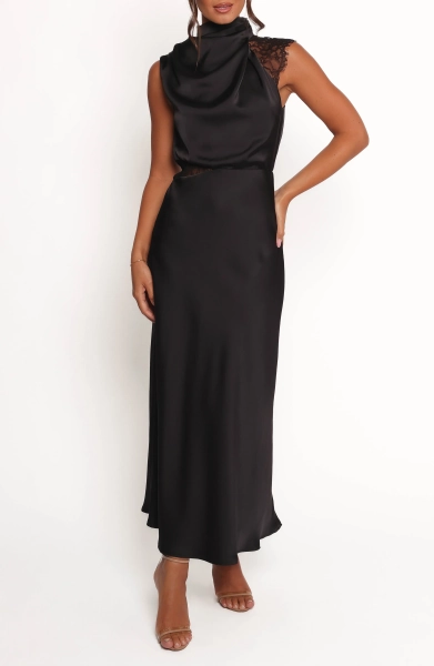 Petal & Pup Anabelle Halter Neck Maxi Dress (Women) | Nordstrom