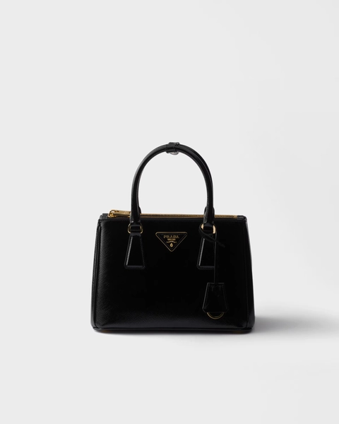 Prada Galleria small patent Saffiano leather bag