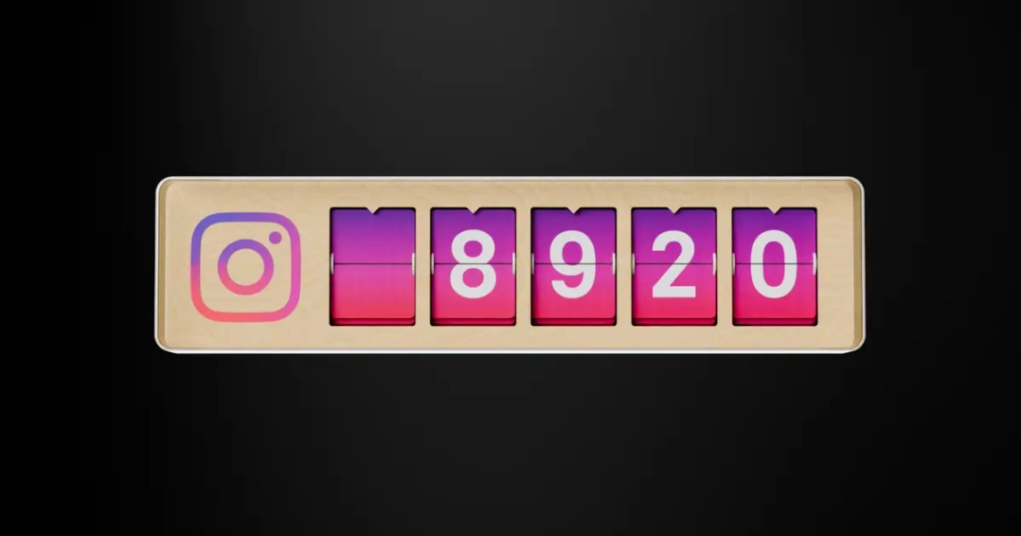 Smiirl. Instagram Counter 5-digit