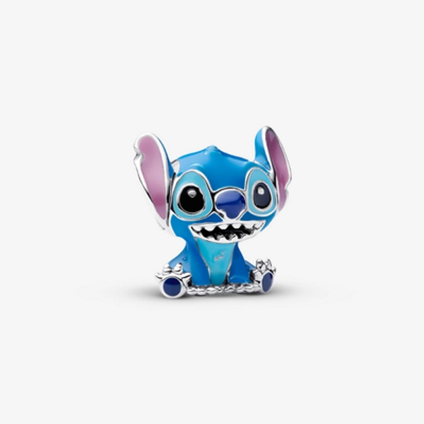 Pandora Disney Stitch Charm - Enamel / Sterling silver / Blue
