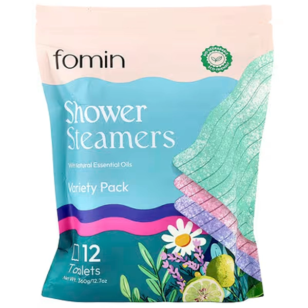 fomin, Shower Steamers, Variety Pack, 12 Tablets