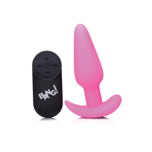 21X Vibrating Silicone Butt Plug - Vibrators | Adam & Eve