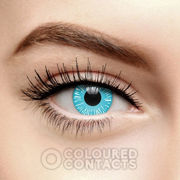 Blue Shiva Colored Prescription Contact Lenses (90 Day)