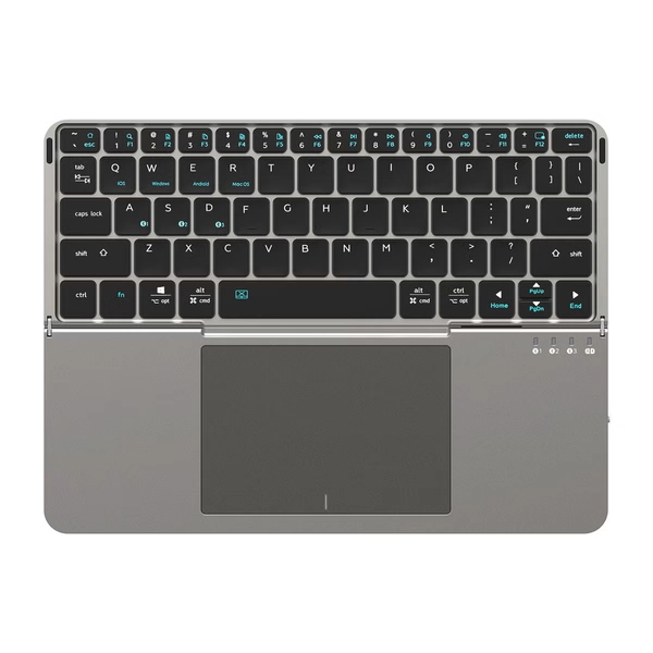 Bluetooth keyboard with a trackpad for a tablet