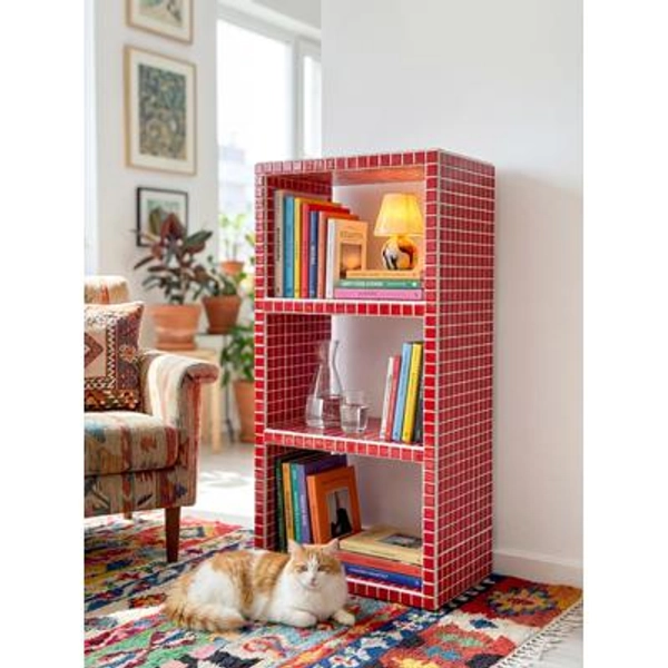 Tiled Bookshelf, Buky