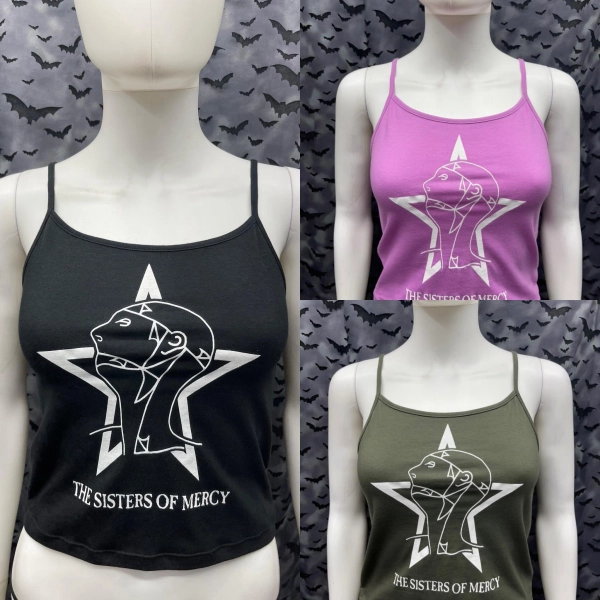 Sisters of Mercy crop tank top