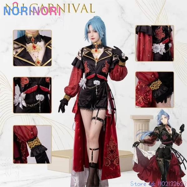 Nu Carnival Edmond Cosplay Full Costume Devoted Obsessor Outfit Game Character Suit For Comic Con Halloween Theme Party Gothic - AliExpress 200000532