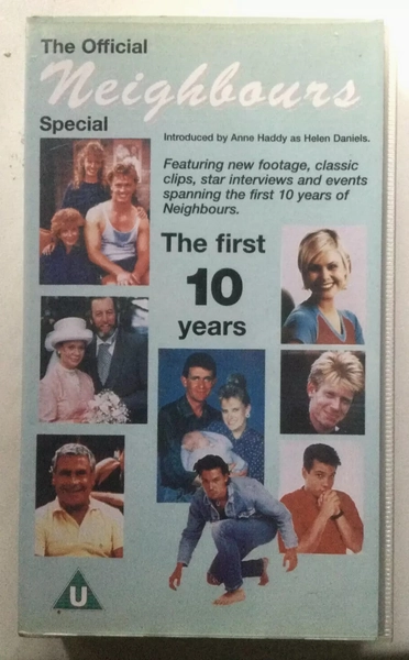 Neighbours - The First 10 Years. Official Special. Intro by Anne Haddy (VHS PAL)