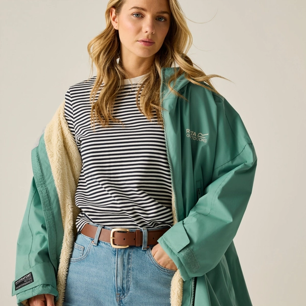 Adult's Waterproof Changing Robe Ivy Moss